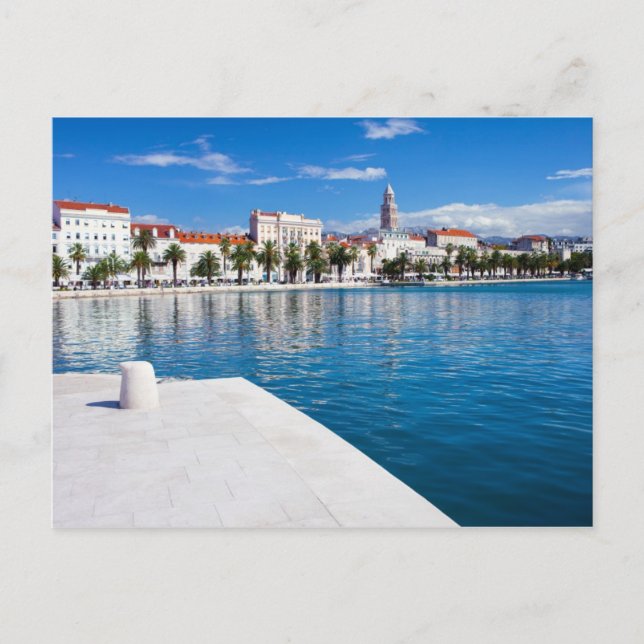 Carte Postale Ville de Split en Croatie (Devant)