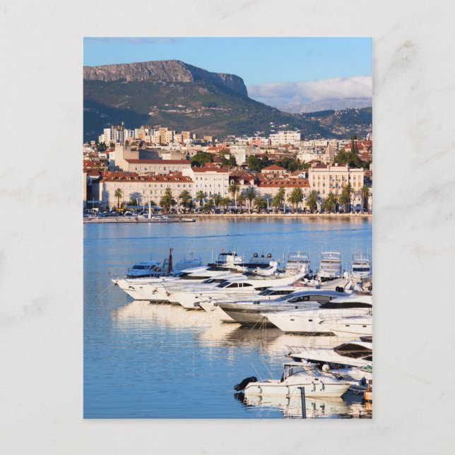 Carte Postale Ville de Split en Croatie (Devant)