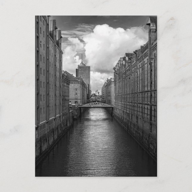 Carte Postale Ville de stockage de Hambourg (Devant)