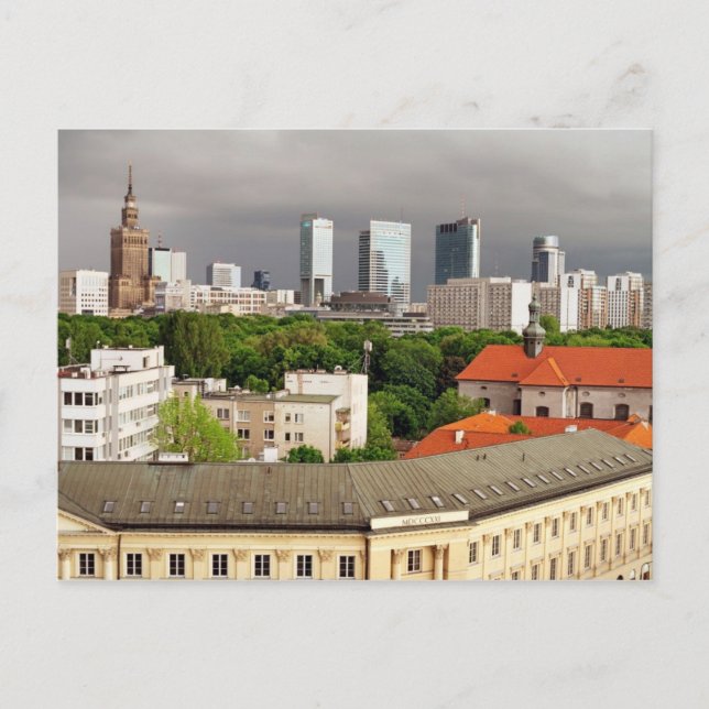 Carte Postale Ville de Varsovie (Devant)