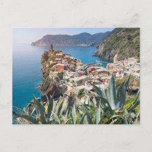 Carte Postale Ville de Vernazza dans les Cinque Terre