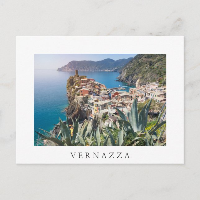 Carte Postale Ville de Vernazza dans les Cinque Terre (Devant)