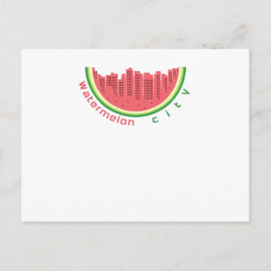 Carte Postale Ville de Watermelon