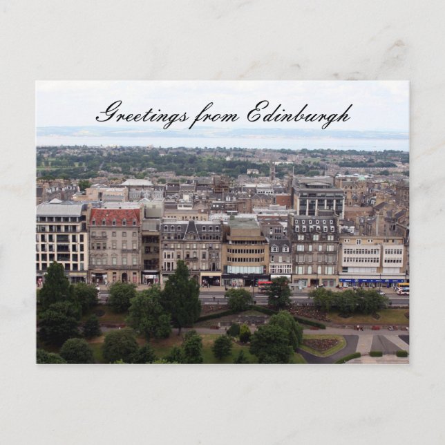 Carte Postale ville d'edinburgh (Devant)