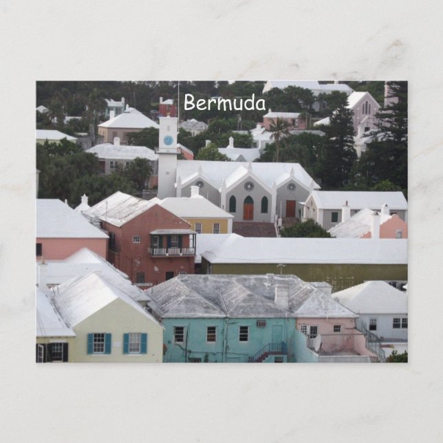 Carte Postale Ville des Bermudes (Devant)