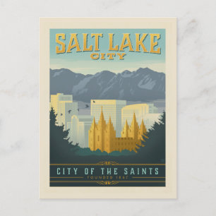 Carte Postale Ville des Saints   Salt Lake City, Utah