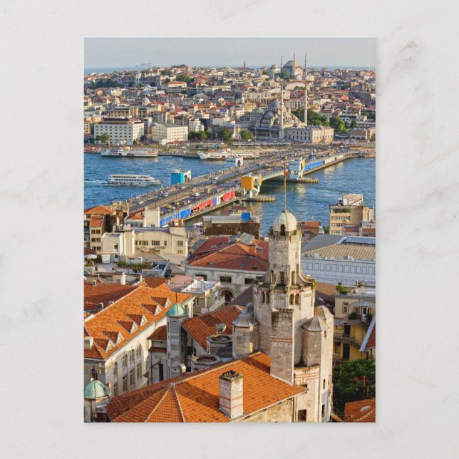 Carte Postale Ville d'Istanbul en Turquie (Devant)