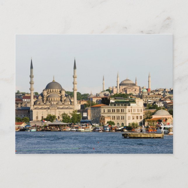 Carte Postale Ville d'Istanbul Skyline (Devant)