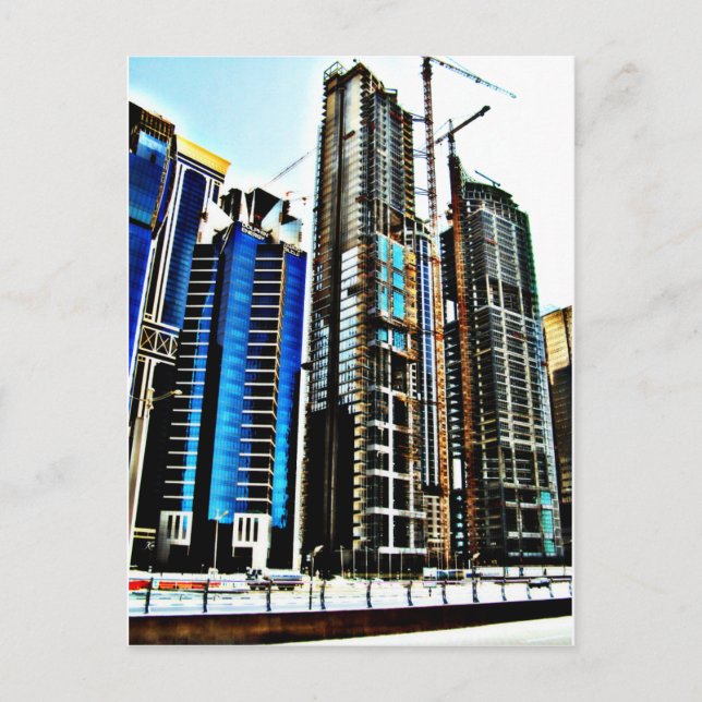 Carte Postale Ville en cours no4 (Devant)