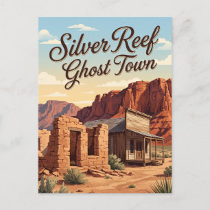 Carte Postale Ville fantôme de Silver Reef Utah