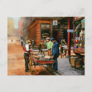 Carte Postale Ville - Little Italy NY - Mussel Man 1900