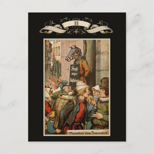 Carte Postale Ville médiévale (Devant)