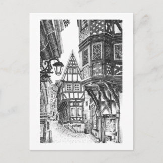 Carte Postale Ville médiévale