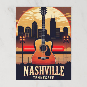 Carte Postale Ville musicale de Nashville