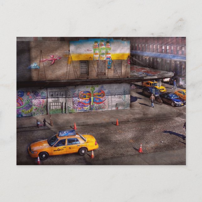 Carte Postale Ville - New York - Greenwich Village - La couleur  (Devant)