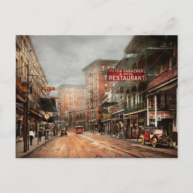 Carte Postale Ville - Nouvelle-Orléans - Un regard sur St Charle (Devant)