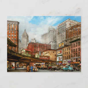 Carte Postale Ville - NY - Bienvenue dans la grande ville 1941