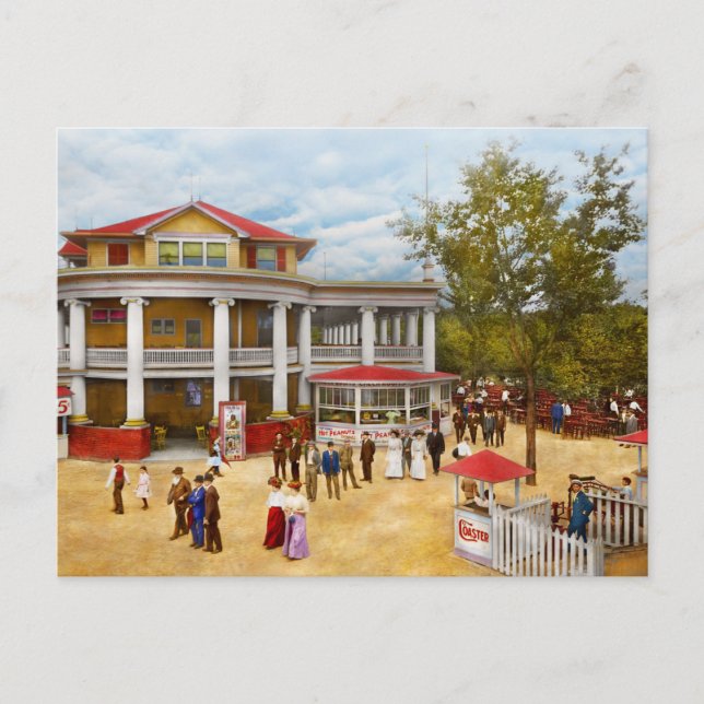 Carte Postale Ville - OH - La Chester Park Club House 1909 (Devant)