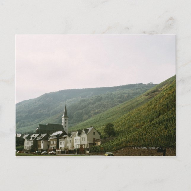 Carte Postale Ville pittoresque de Moselles en Italie (Devant)