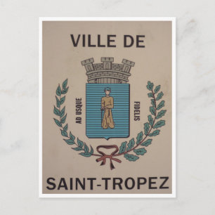 Carte Postale ville saint tropez