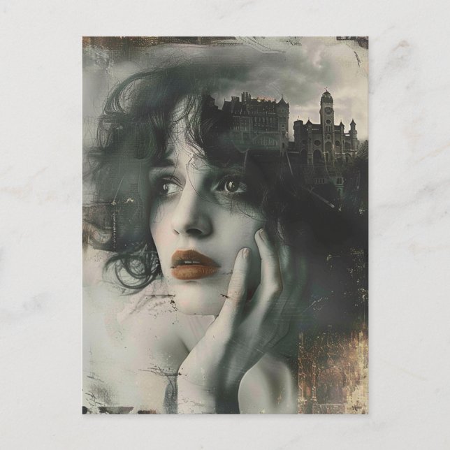 Carte Postale Ville sur ma femme d'esprit (Devant)