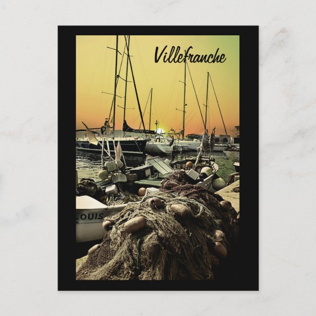 Carte Postale Villefranche (Devant)