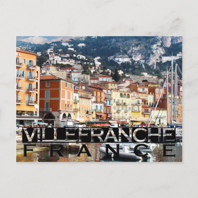 Carte Postale Villefranche-Sur-Mer (Devant)