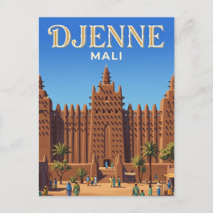 Carte Postale Villes anciennes de Djenné Mali
