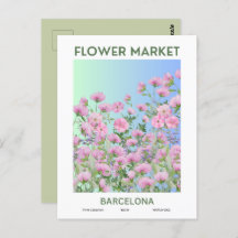 Villes du marché aux fleurs du monde Barcelone