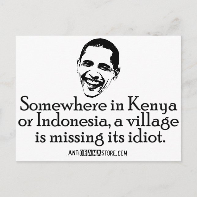 Carte Postale Villiage Idiot (Devant)