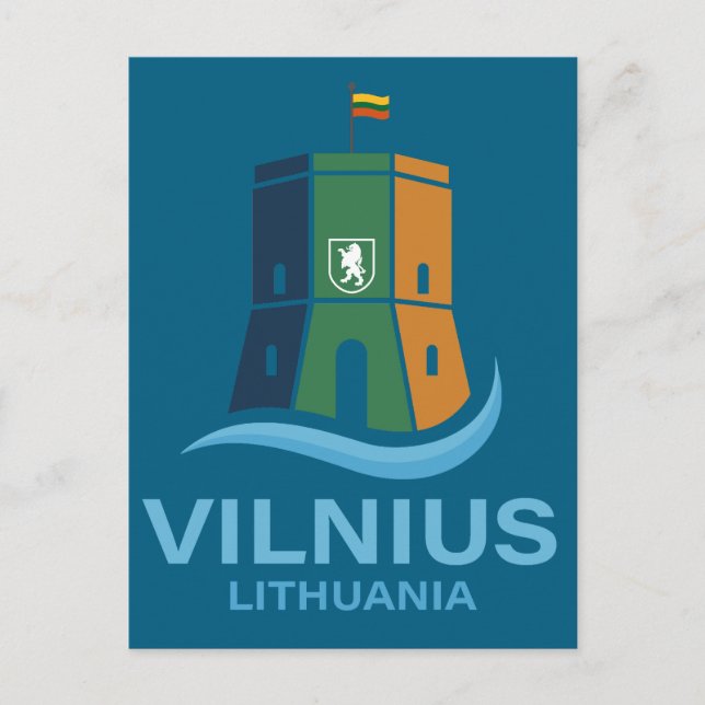 Carte Postale Vilnius Lituanie (Devant)