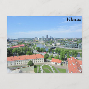 Carte Postale Vilnius, Lituanie