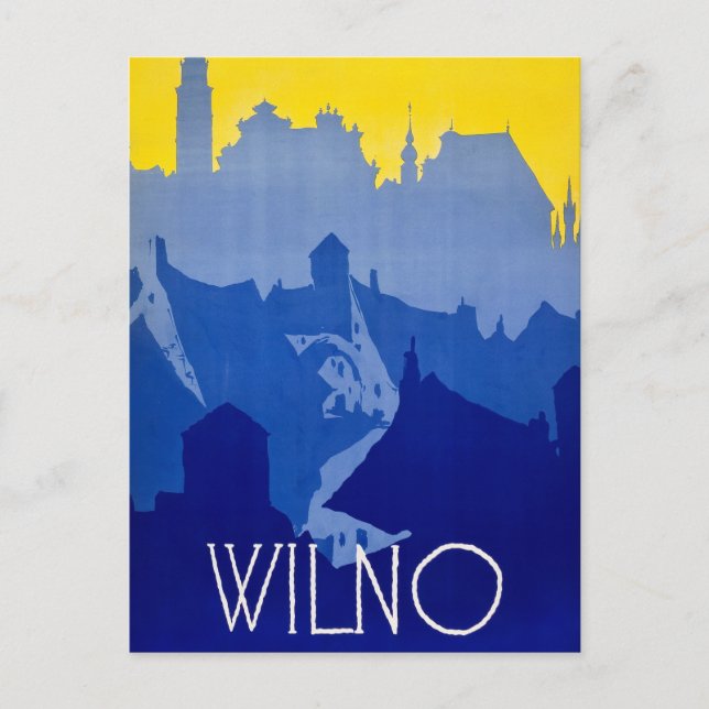 Carte Postale Vilnus, Lituanie, (Devant)