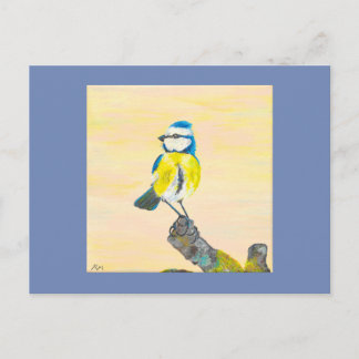 Carte Postale Vin bleu