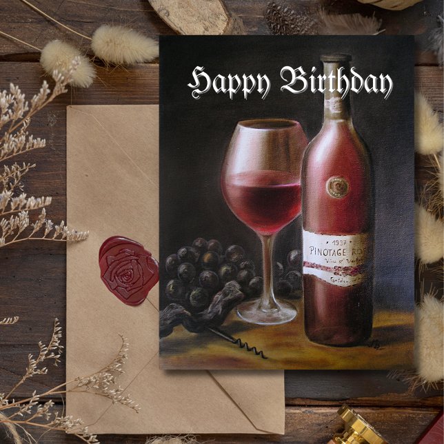 Carte Postale Vin rouge (Créateur téléchargé)