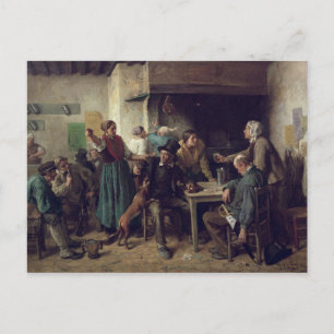 Carte Postale Vin Shop lundi 1858