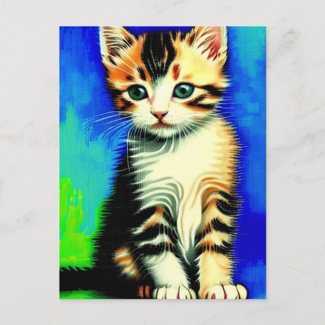 Carte postale Vincent Cat Gogh (Devant)
