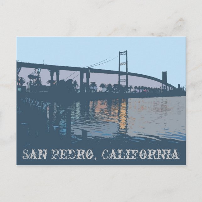 Carte postale Vincent Thomas Bridge (Devant)