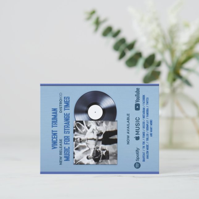 Carte postale Vincent Truman 2 (Debout devant)