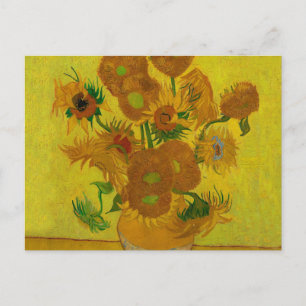 Carte Postale Vincent Van Gogh 15 Peinture de tournesols