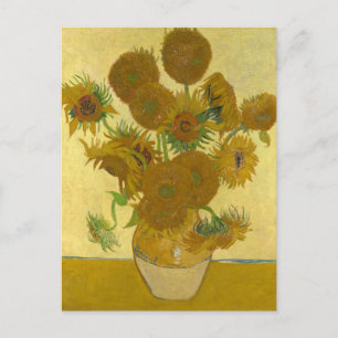 Carte Postale Vincent Van Gogh 15 Tournesols Peinture