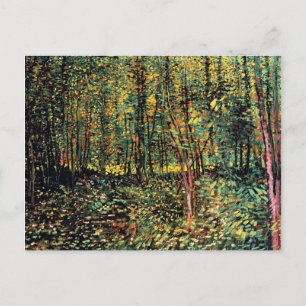 Carte Postale Vincent Van Gogh - Arbres et sous-bois Beaux-Arts