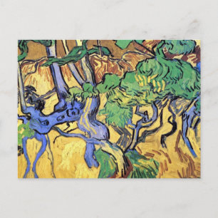 Carte Postale Vincent Van Gogh - Arbres Racines Et Troncs Art