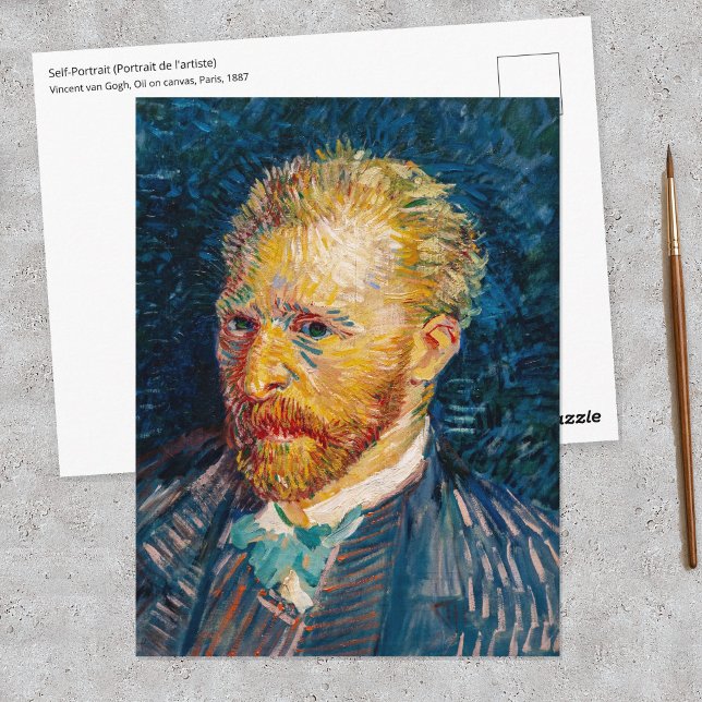 Carte Postale Vincent Van Gogh - Autoportrait (Créateur téléchargé)