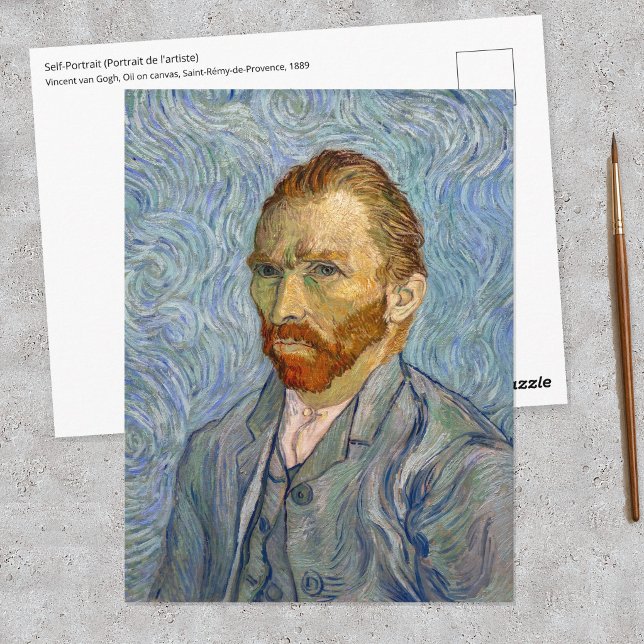 Carte Postale Vincent Van Gogh - Autoportrait (Créateur téléchargé)