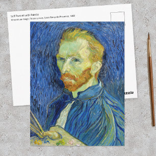 Carte Postale Vincent van Gogh - Autoportrait à la palette