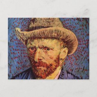 Carte Postale Vincent Van Gogh - Autoportrait avec casquette