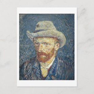 Carte Postale Vincent van Gogh   Autoportrait avec Casquette à p