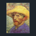 Carte Postale Vincent van Gogh Autoportrait avec Casquette paill<br><div class="desc">Autoportrait avec Casquette de paille par Vincent van Gogh est un post impressionnisme d'art vintage portrait de la vie quotidienne avec l'artiste. Van Gogh a créé de nombreux autoportraits au cours de sa vie, il était un auto-portraitiste prolifique, qui s'est peint trente-sept fois entre 1886 et 1889. Dans tous ces...</div>