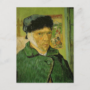 Carte Postale Vincent Van Gogh Autoportrait Oreille Bandonnée
